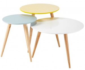 ...3 tables gigognes tendance scandinave...