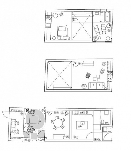 les 3 niveaux maison ELDING OSCARSON